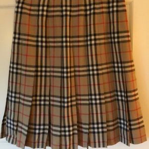 Burberry Pleated Skirt